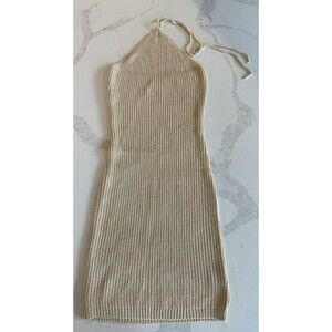 Princess Polly Dayna Mini Dress Beige Sm